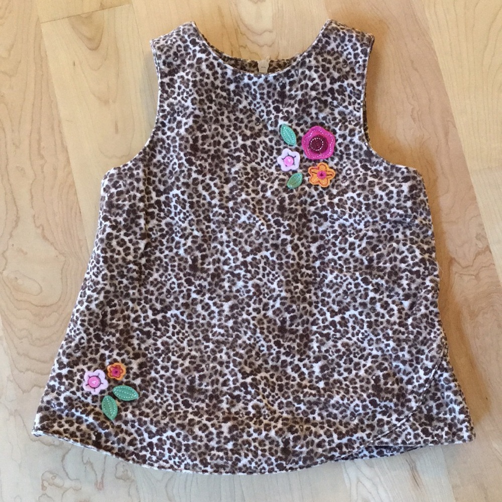 The Children's Place Leopard Corduroy Dress